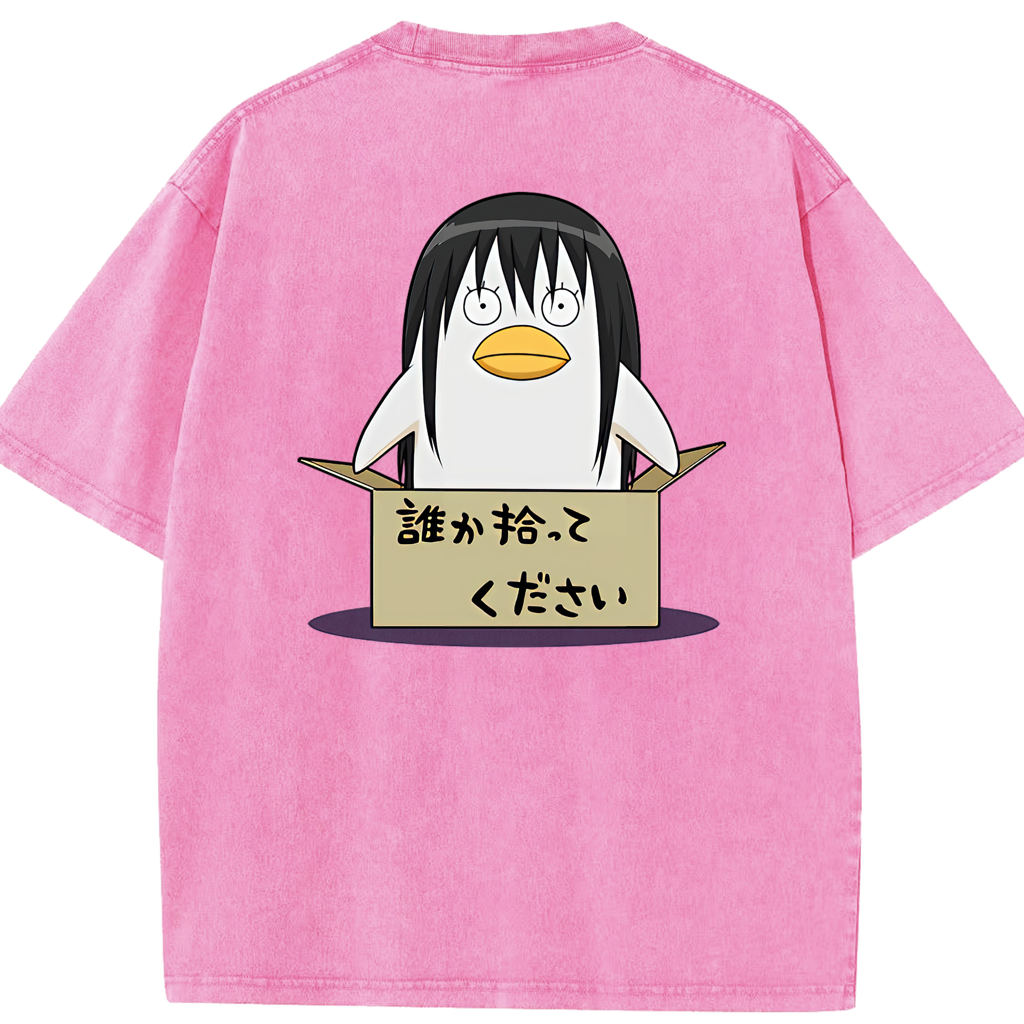 （画像用） ぎんたま 坂田銀時（さかたぎんとき） 神楽 志村新八（しむら しんぱち） GINTAMA Sakata Gintoki Kagura Shimura Shinpachi 綿100% ヴィンテージ風 半袖Tシャツ（背面プリント）